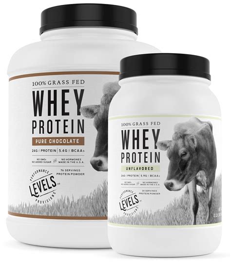 Levels Provisions | 100% Grass-Fed Whey Protein Powders