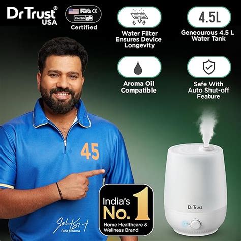 Dr Trust Luxury Cool Mist Room Humidifier for Adults and Baby Bedroom