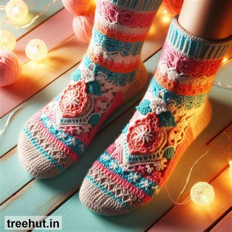 Ankle Socks Christmas Crochet Ideas patterns and how to make them ...