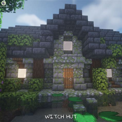 minecraft witch hut!