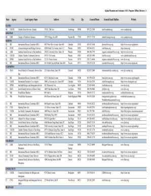 Fillable Online Afghan Placement and Assistance Program (APA ...