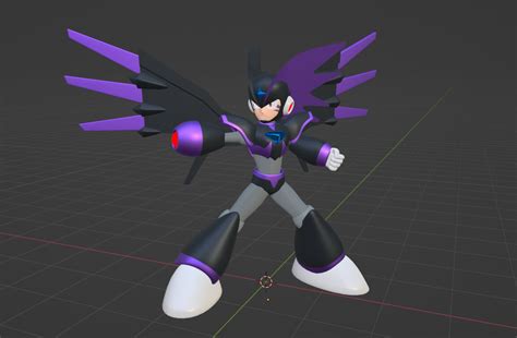 Super Bass - Megaman 3D Model by Summerforce