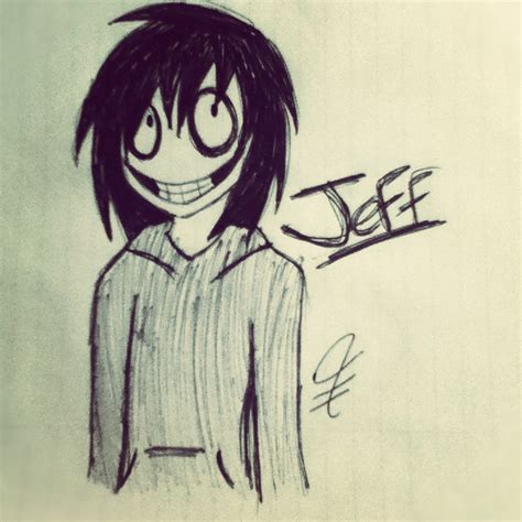 Jeff The Killer Drawing at PaintingValley.com | Explore collection of ...