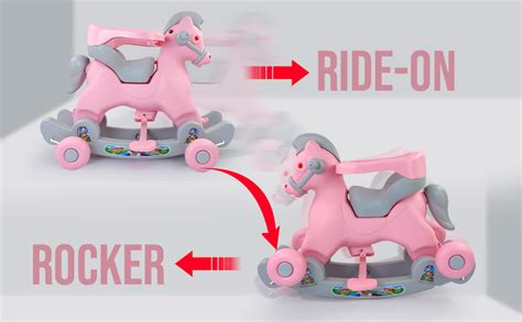 Dash Marshal 2 in 1 Ride on Horse for Kids, Horse Rider for Kids 1 ...