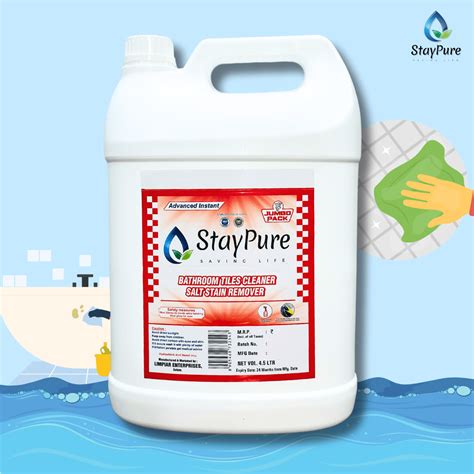 Tiles and Bathroom Cleaner - 5 Litre - Stay Pure - Saving Life