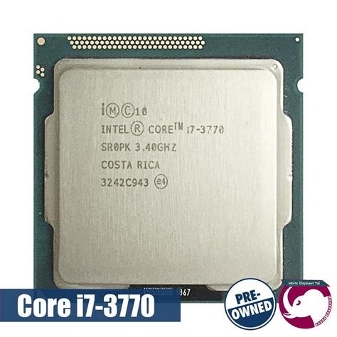 Intel I7 3770K CPU Stock Photo - Alamy