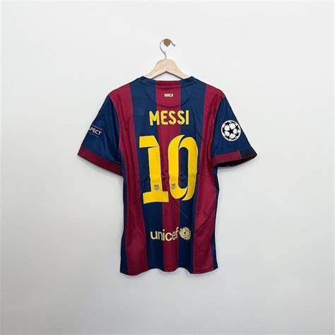 Messi Football Jersey, Barcelona 2014-2015 Messi 10 Classic Football ...