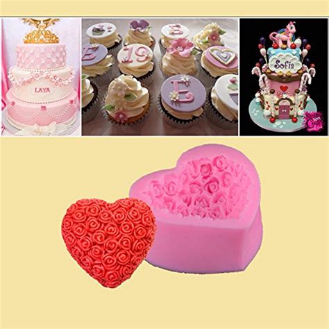 Petsdelite® 3D Bouquet Soap Mold Silicone Lovely Rose Flower Chocolate ...