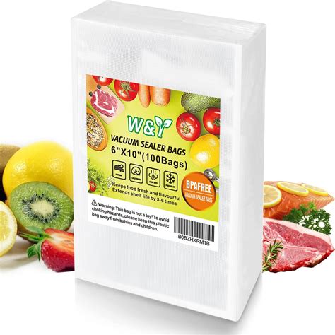Amazon.com: 200 Pint Vacuum Sealer Bags, BPA Free 6 x 10 Inch Vacuum ...