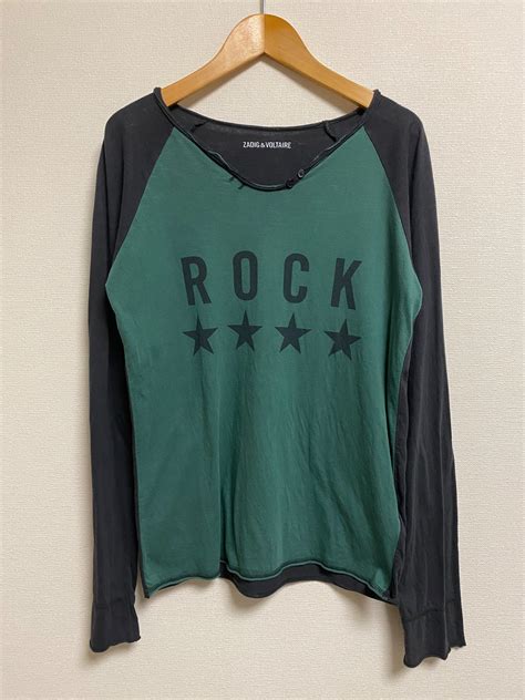late2000's ZADIG＆VOLTAIRE rock star raglan T's | NOVO！