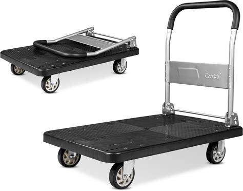 Corvids 400 Kg Portable Plastic Folding Hand Platform Trolley | 2-Year ...