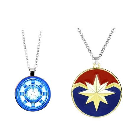 LADY HAWK Sigma Arc Reactor Glass Dome Pendant and Superhero Character ...