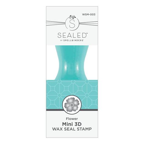 Spellbinders - Flower Mini 3D Wax Seal from the Mini Wax Seals Collection