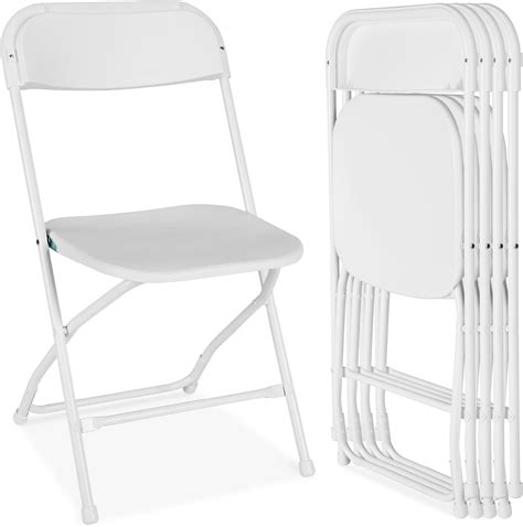 Amazon.com: Lifetime Folding Chairs 2802 White Granite Color Plastic 32 ...