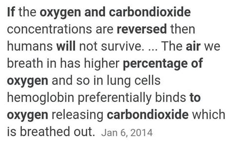 What will happen if the percentage of oxygen and carbon dioxide are ...
