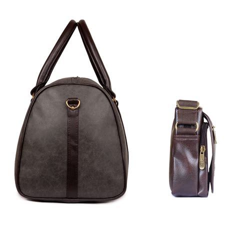 The Clownfish Combo of Lincoln Vegan Leather 29 L Travel Duffel Bag (A ...