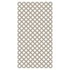 Style Selections 4-ft x 8-ft Clay Vinyl Traditional Lattice in the ...
