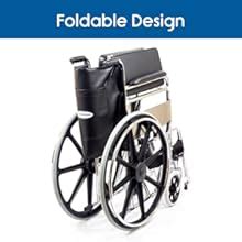 KosmoCare Dura Rexine Hard Cushion Wheelchair | Chrome Plated Steel ...