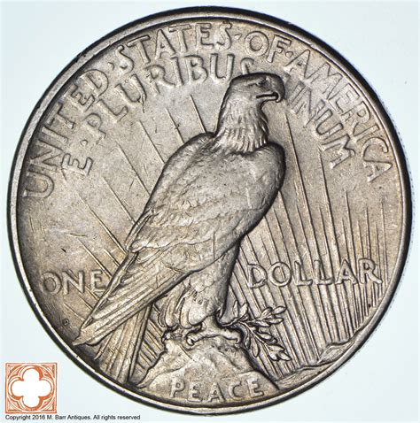 Better 1926-D Peace Silver Dollar - Denver Mint | Property Room