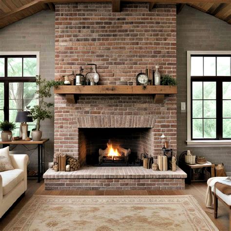 40 Brick Fireplace Ideas To Cozy up Your Home