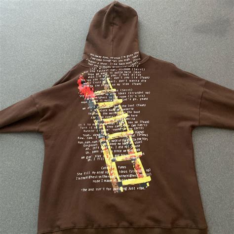 Travis Scott Hoodie Merch highest in the room not... - Depop