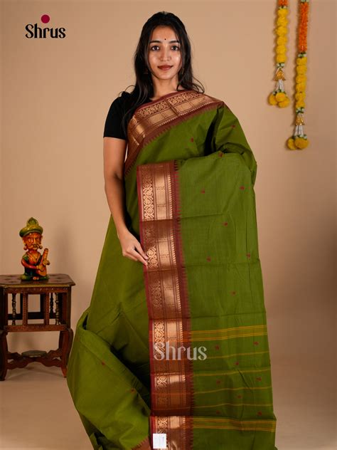 Olive Green & Maroon Chettinad Sarees | Party Wear Saree
