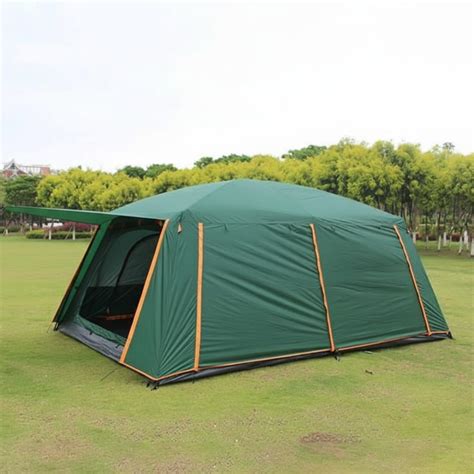 Nasmodo Camping Tent for Adults with Roof Cover 3-12 Person Campaign ...