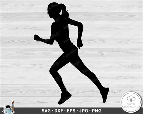 Running Silhouette Clip Art