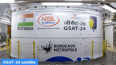 India’s GSAT-24 satellite launched on French rocket – GKToday