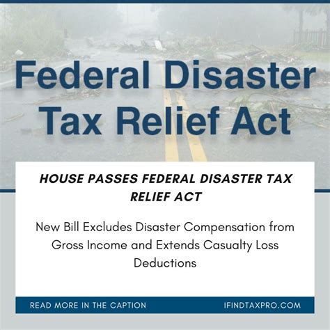 House passes disaster tax relief bill | Tax Ahead posted on the topic ...