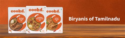 Cookd Wedding Bhai Biryani Kit (Serves 3) | Biryani Masala Paste with ...