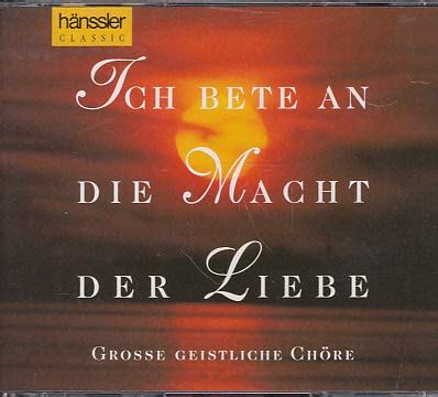Ich Bete An Die Macht Der Lieb: Helmuth Rilling: Amazon.in: Music}