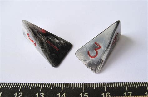 Justin Michell's (D4) FOUR SIDED DICE