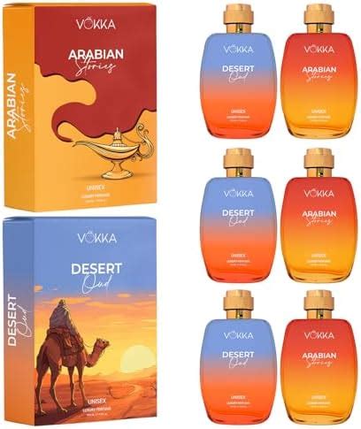 Buy Vokka Desert Oud (3x100ml) & Arabian Stories (3x100ml) Pack of ...