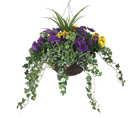 Artificial hanging baskets - The Artificial Flowers Company