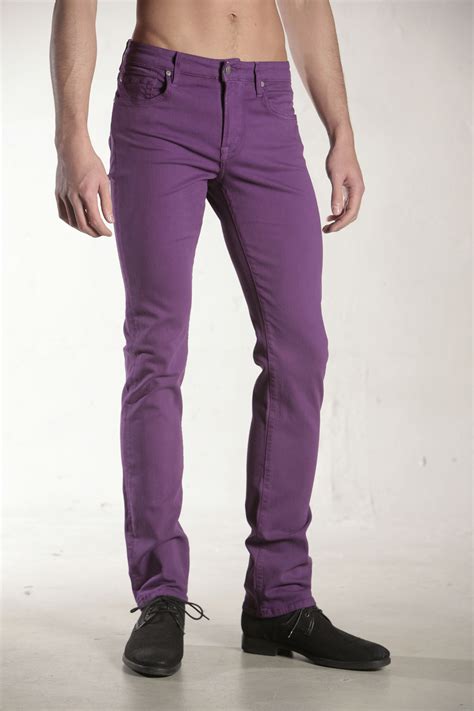 Mens Purple Leather Pants at Tarah Gordon blog