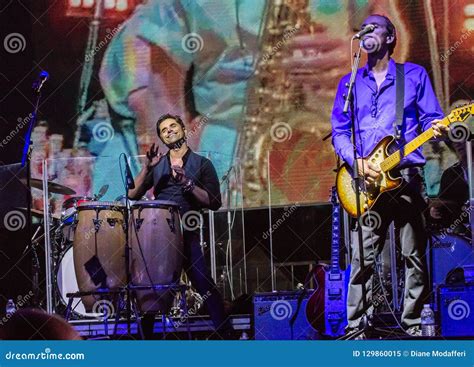 Beachboys Concert at Battleship Iowa in San Pedro, CA Editorial Image ...