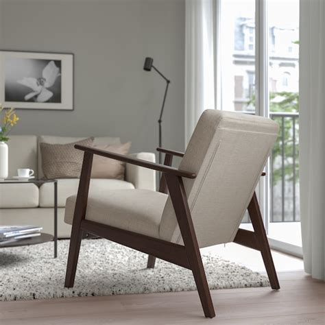 EKENÄSET armchair, Kilanda light beige - IKEA