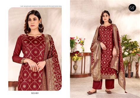 Belliza Rumi Viscose Dress Material 4 pcs Catalogue