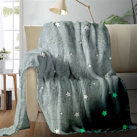 Buy Cortina Glow in The Dark Single Blanket, Luminous Blanket Birthday ...