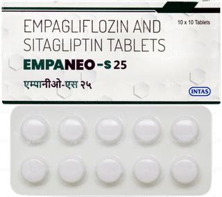 Empaneo S 25 Tablet 10 - Uses, Side Effects, Dosage, Price | Truemeds