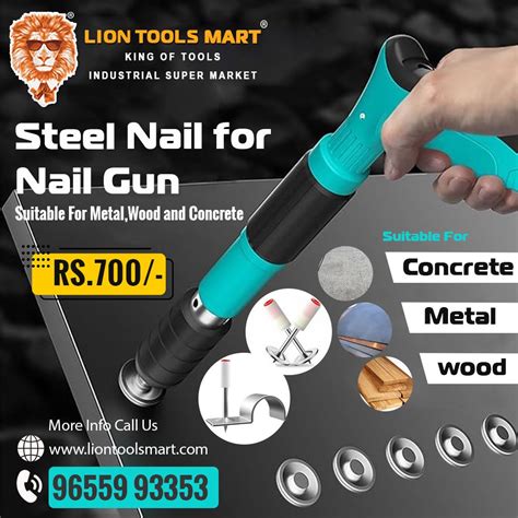 Steel Nail For Nail Gun | Lion Tools Mart