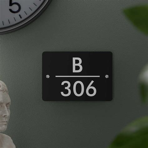 Futura (Matte Black) House Number/Name Sign - Multiple Sizes Available ...