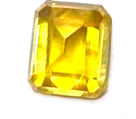 Mahant Ji Pure and Natural Yellow Pukhraj with Lab Tested Certificate ...