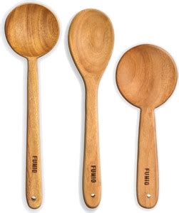 Fumio 3-Piece Neem Wood Spatula Set – Natural, Eco-Friendly Kitchen ...
