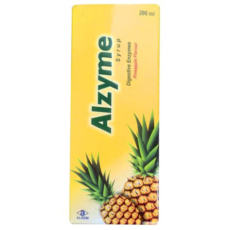 Buy Alzyme Pineapple Flavour Syrup | 19 Minutes Delivery | Apollo Pharmacy