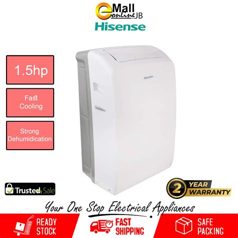 Hisense Portable Air Conditioner 1.5HP R32 - AP12NXG | Air Cond ...