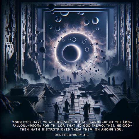 Deuteronomy 4:3 Artwork | Bible Art