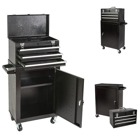 Buy Tool Chest 3-Drawer Rolling Tool Box, High Capacity Tools Storage ...