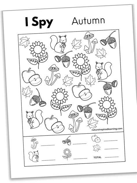 8 fall i spy printables – Artofit